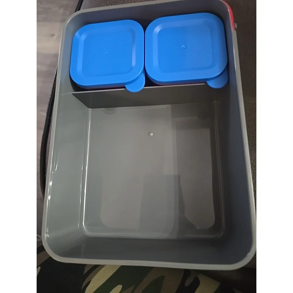 New Spider-Man Plastic 3-Section Seal Food Storage Container - Zak‎ Designs